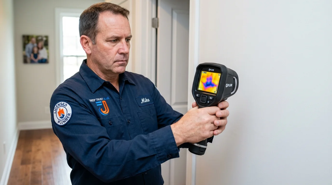 Thermal imaging leak detection by Johns Plumbing LLC in Red Boiling Springs